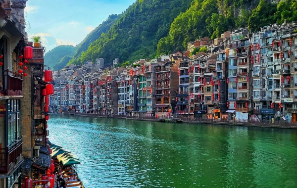 Zhenyuan Ancienne ville: Un port commercial militaire de mille ans flottant sur la rivière Taiji-4
