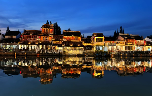 朱印寺尾古町:千歳の運河輸送からのんびりの旅 上海の水町のリビングルームにハブ-3