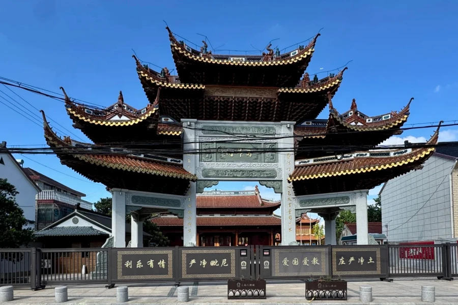 Wanfo Pavilion: Un viaggio in una terra pura di diecimila Buddha sul muro della città antica-2