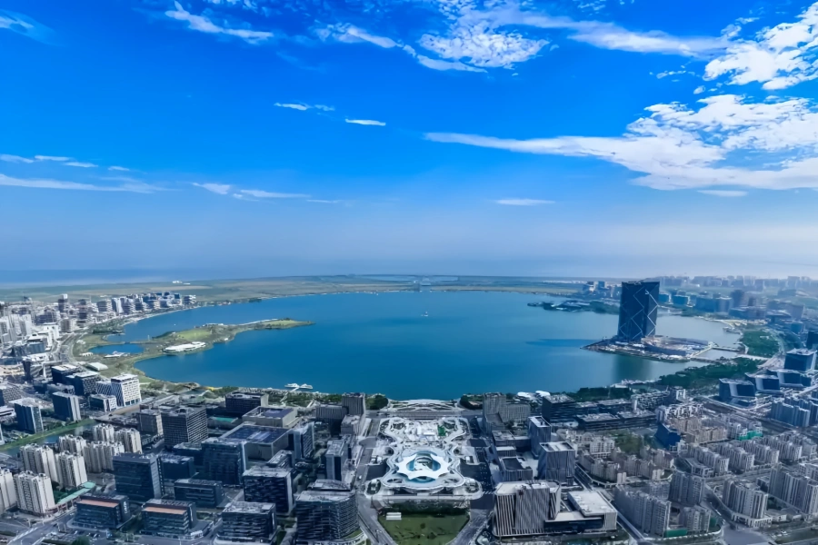 Dishui湖:ブループリントの計画から海岸ニューシティのブルーハートへの旅-2