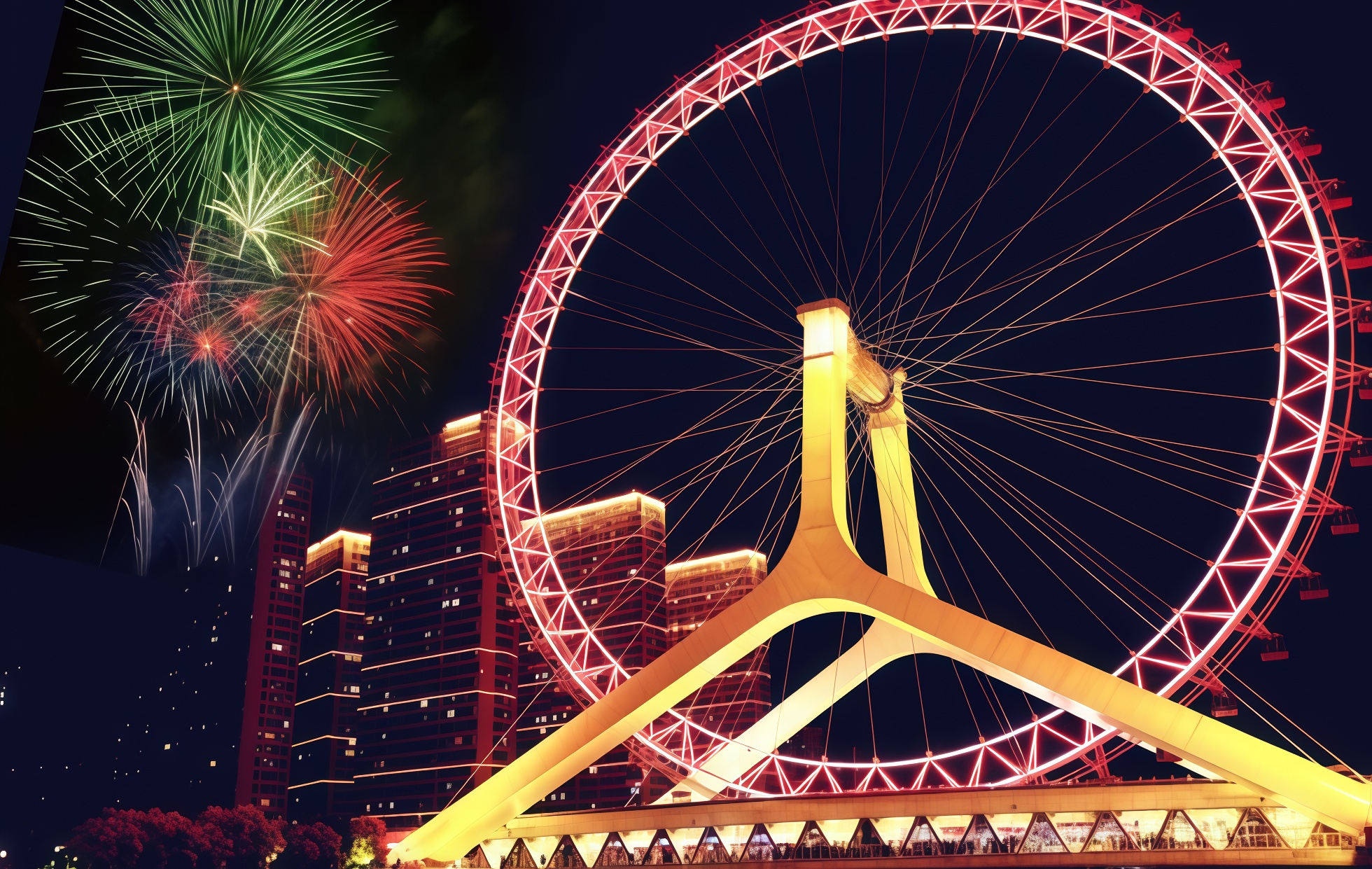 El ojo de Tianjin Ferris Rueda: El 