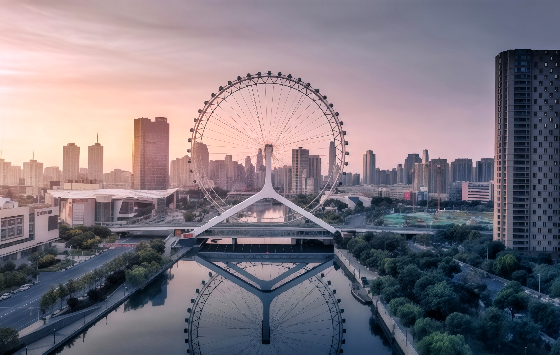 El ojo de Tianjin Ferris Rueda: El 